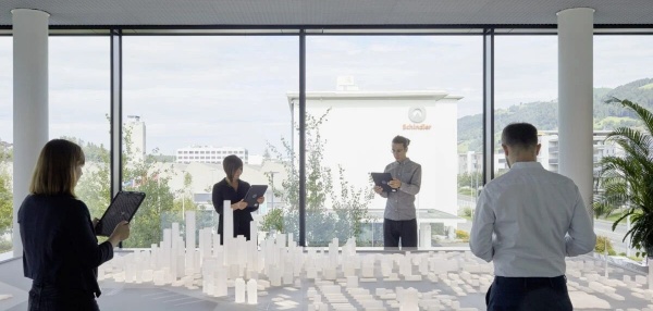 電梯企業(yè)展廳設計案例