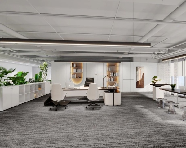 安得智聯(lián)辦公樓中庭展廳設(shè)計(jì)