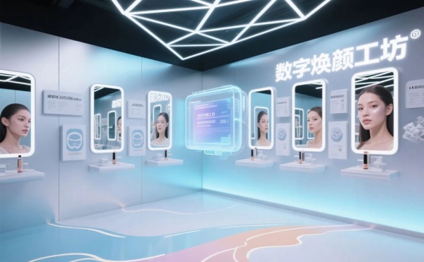 美妝行業(yè)科技展廳設(shè)計