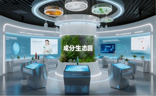 護膚品科技展廳設計