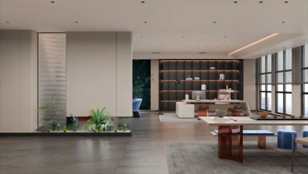 元?jiǎng)?chuàng)控股企業(yè)總部辦公室展廳設(shè)計(jì)