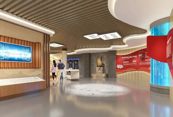 打破刻板！柔和新中式重塑企業廉政展廳新范式