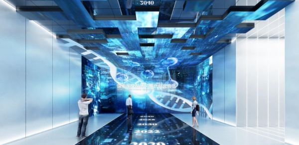 展廳展館中常用的4種藍色系